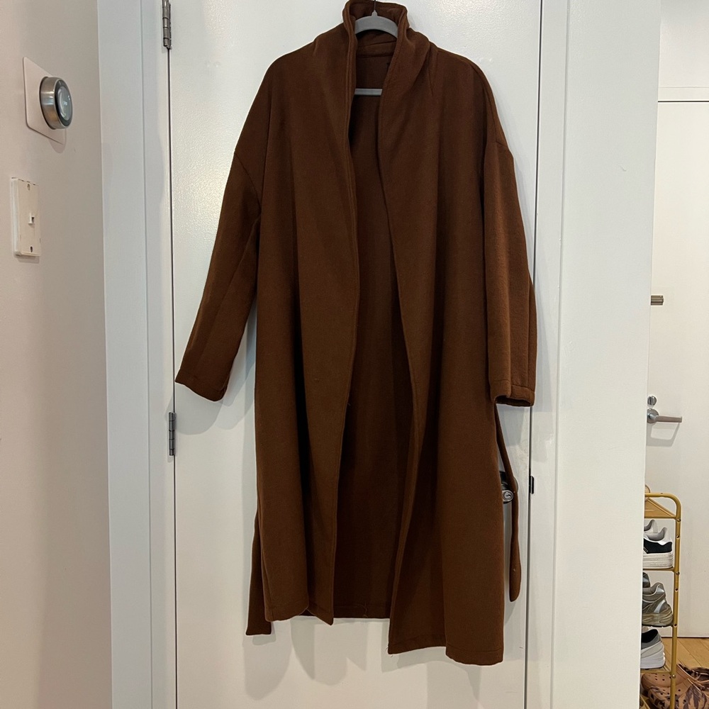 Forever 21 Rich Brown Trench Coat